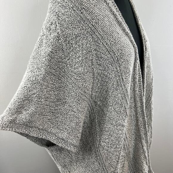 Aritzia COMMUNITY Gray Heather Open Chunky Knit Dolman Cardigan Sweater XS / S - Picture 5 of 8